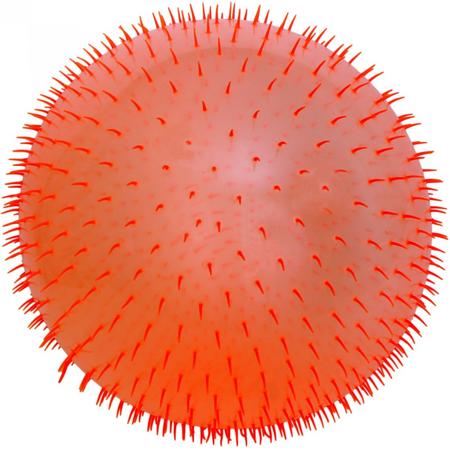 Gerardos Toys Fluffy Bal Met Licht Bubble 80 Cm Oranje